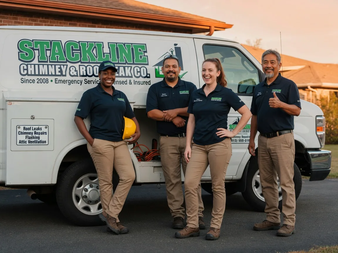 Chimney flashing repair company in Chadwick, IL